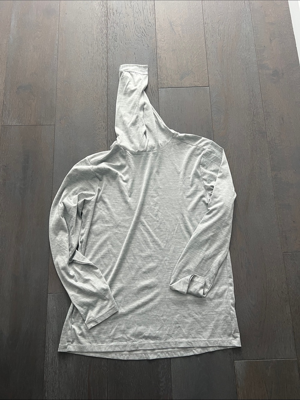 RBX Light Gray Men’s Hooded Long Sleeve Tee